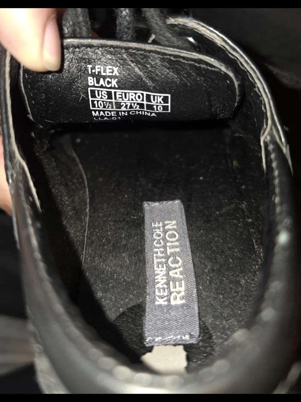 Reaction Kenneth Cole Boys' Black Lace-Up Dress Shoes
